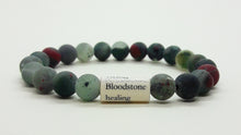 Load image into Gallery viewer, Healing Gemstone Bracelet │ Natural Matte Bloodstone