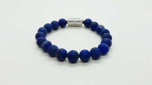 Healing Gemstone Bracelet │ Natural Matte Lapis Lazuli