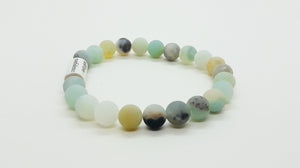 Healing Gemstone Bracelet │ Natural Matte Amazonite
