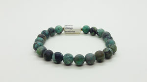 Healing Gemstone Bracelet │ Natural Matte African Turquoise