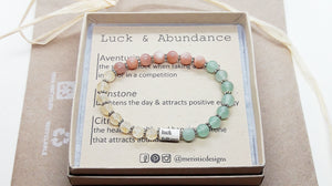 Intention Bracelet │ Luck and Abundance