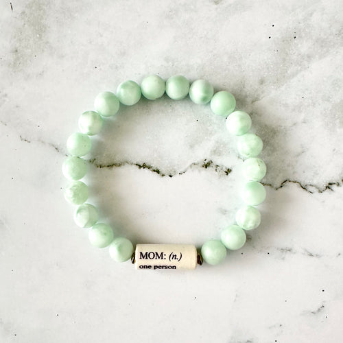 Mother's Day Bracelet │ Green Moonstone
