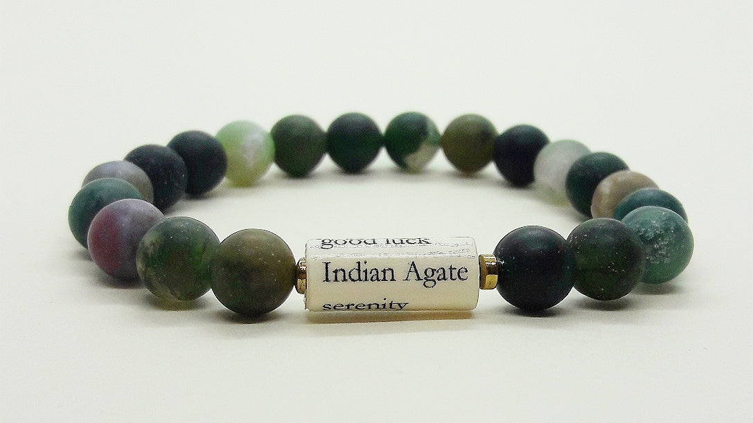 Blue Agate | Healing Crystal Bracelets | Unlock Your Chakra