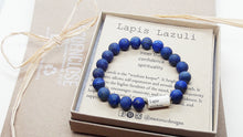 Load image into Gallery viewer, Healing Gemstone Bracelet │ Natural Matte Lapis Lazuli