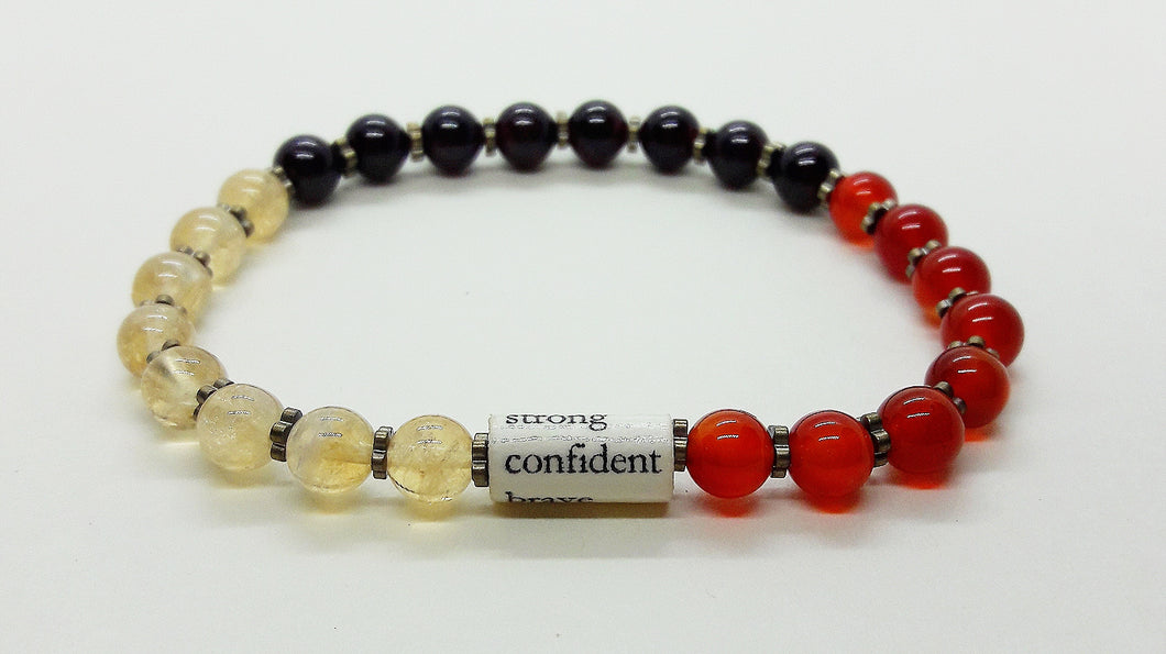 Intention Bracelet │ Confidence and Courage