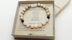 Diffuser Bracelet │ Peach Aventurine